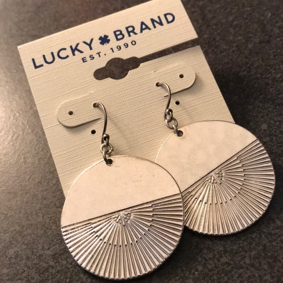 Lucky Brand Jewelry - NWT Lucky Brand rising sun circular earrings